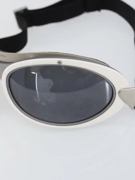 CHANEL Goggles Sunglasses plastic Black CC Auth SW1992 main image 6